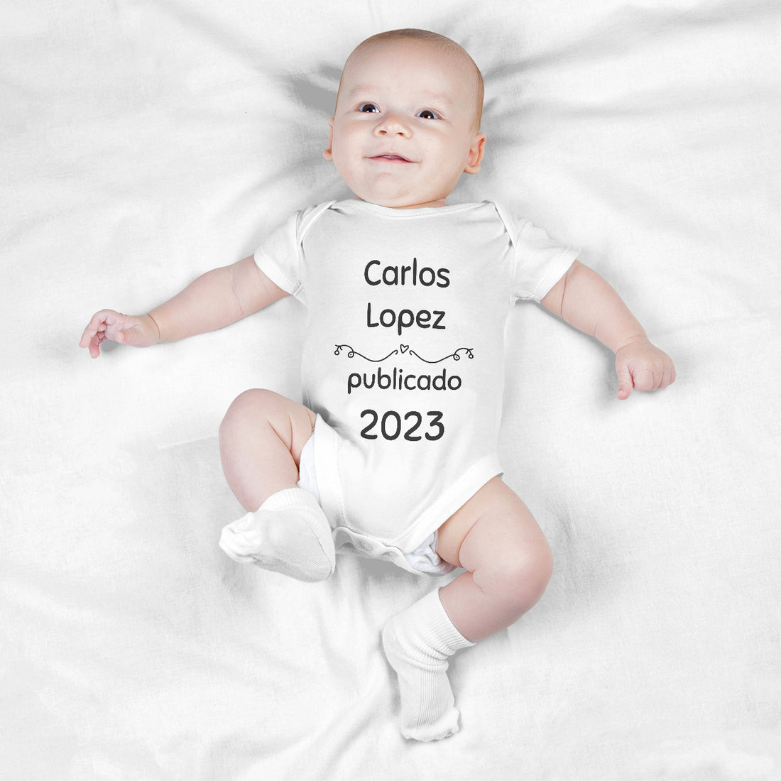 Body Bebé Personalizado Divertido Publicado En Año