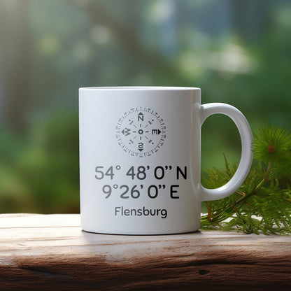 Taza Personalizada Coordenadas