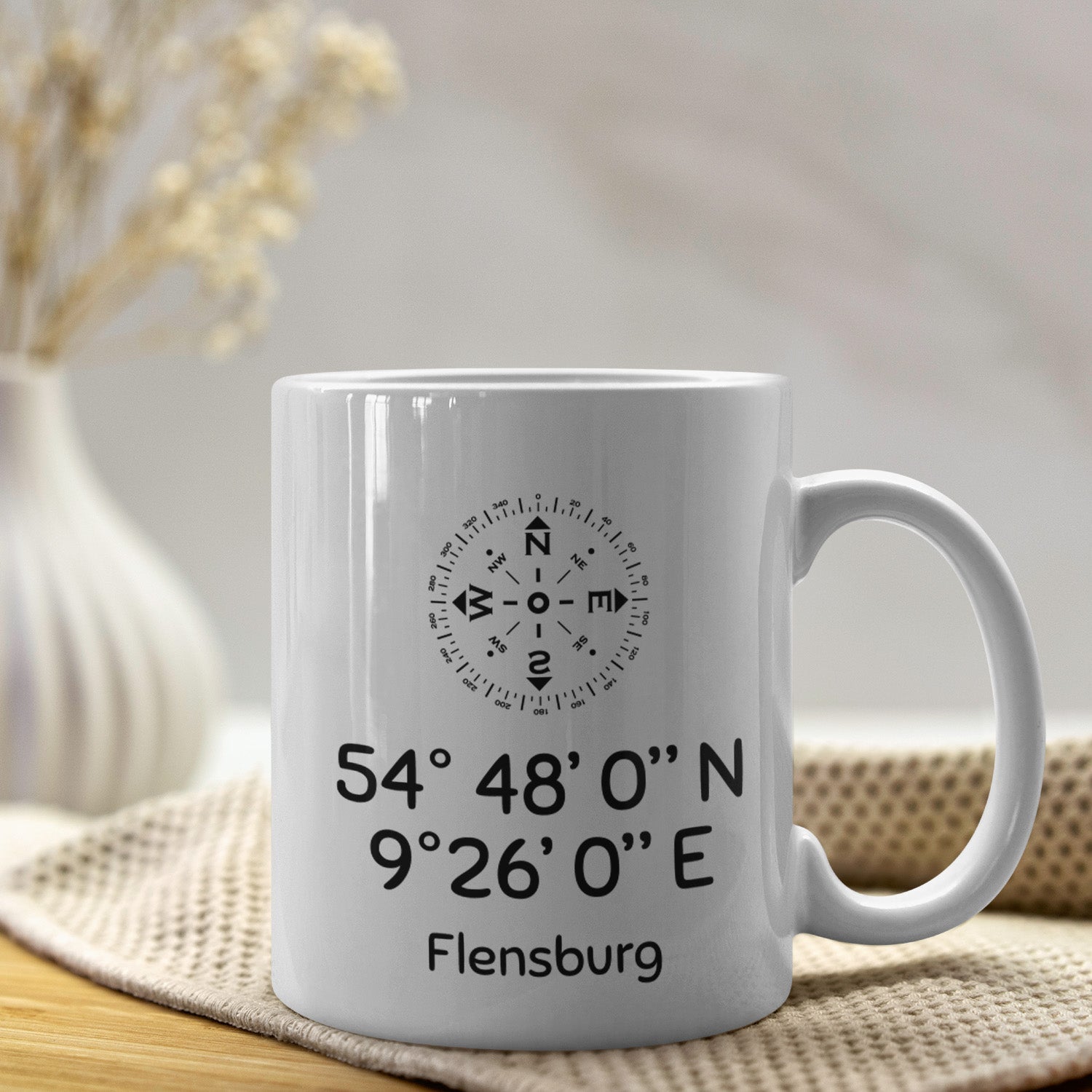 Taza Personalizada Coordenadas