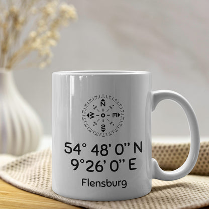 Taza Personalizada Coordenadas