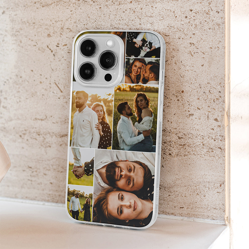 Funda iPhone Personalizada Grid De Fotos