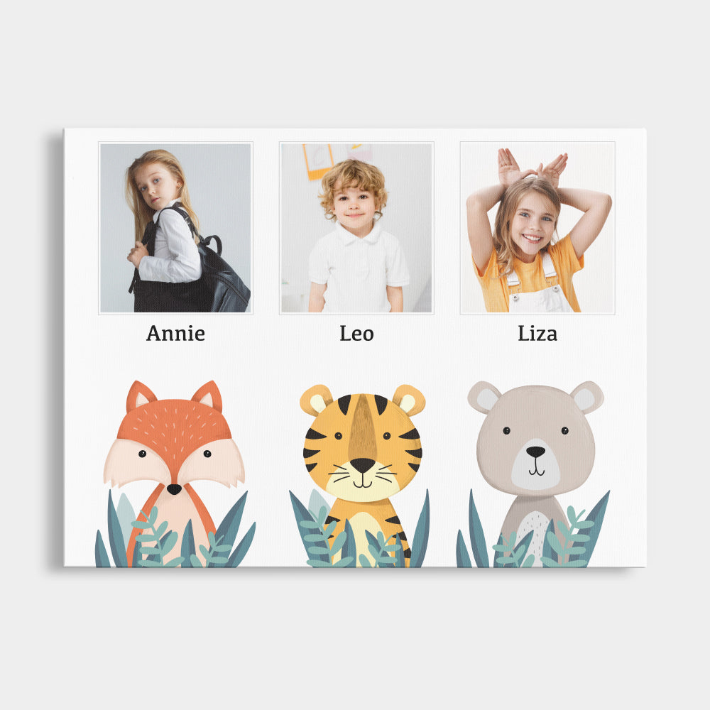 Lienzo Cuadro Personalizado Fotos Infantil