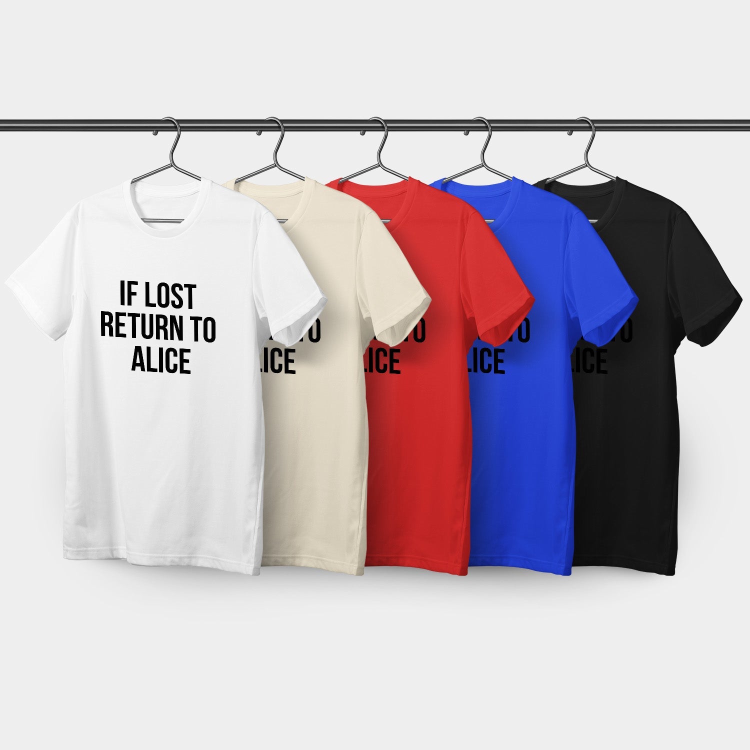 Camiseta Personalizada Graciosa Perdido Devolver A