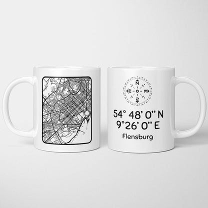 Taza Personalizada Coordenadas