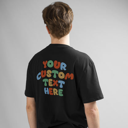 Camiseta Personalizada Con Texto Colorido