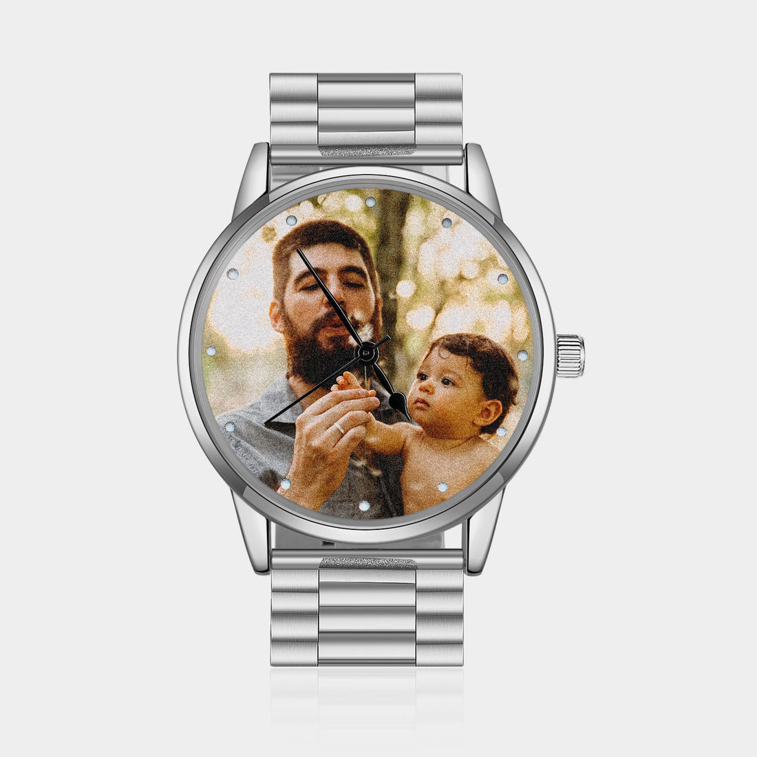 Reloj Personalizado Con Foto Con Correa De Acero