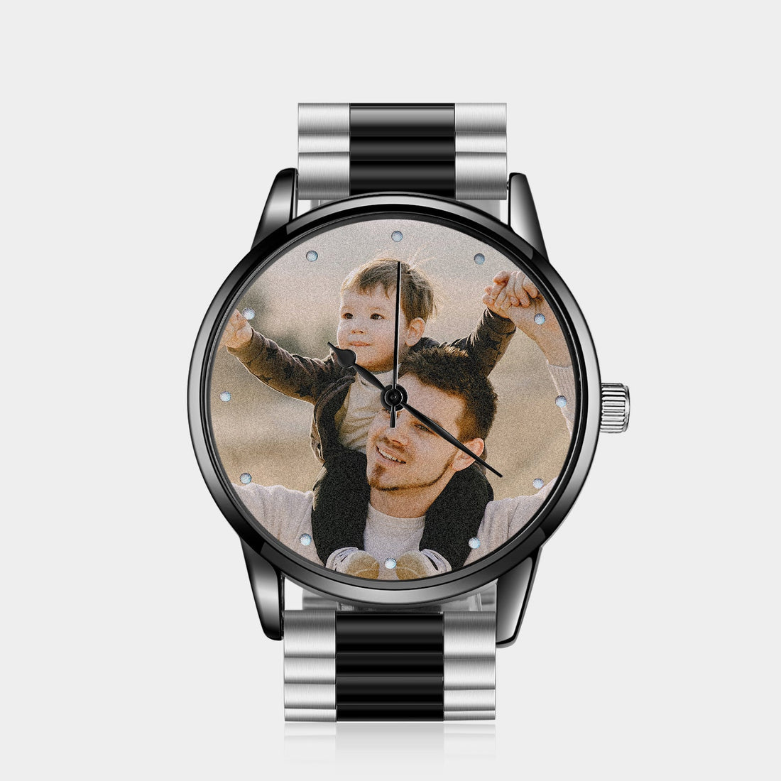 Reloj Hombre Personalizado Con Foto Correa Acero