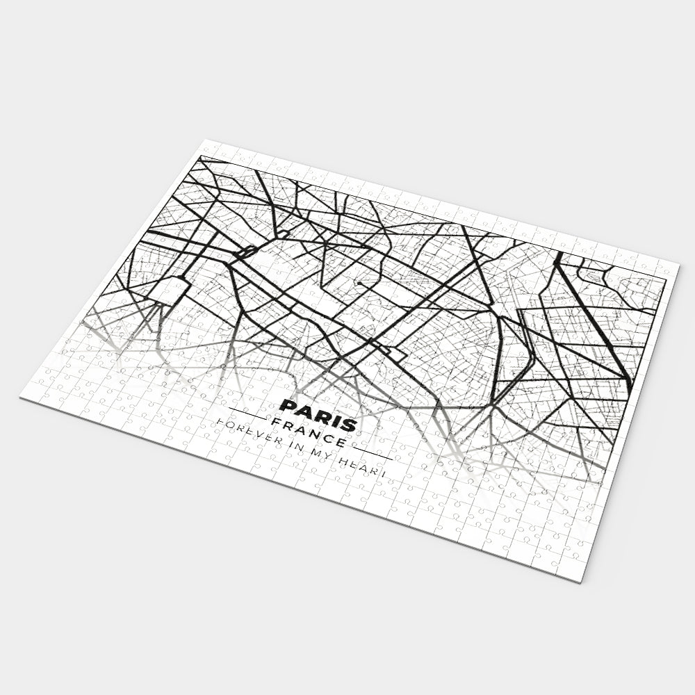 Puzzle Personalizado Mapa Ciudad