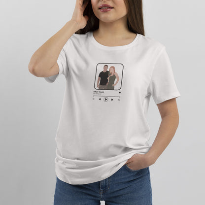 Camiseta Personalizada Con Ilustración Y Canción Spotify