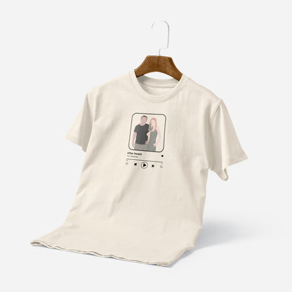 Camiseta Personalizada Con Ilustración Y Canción Spotify