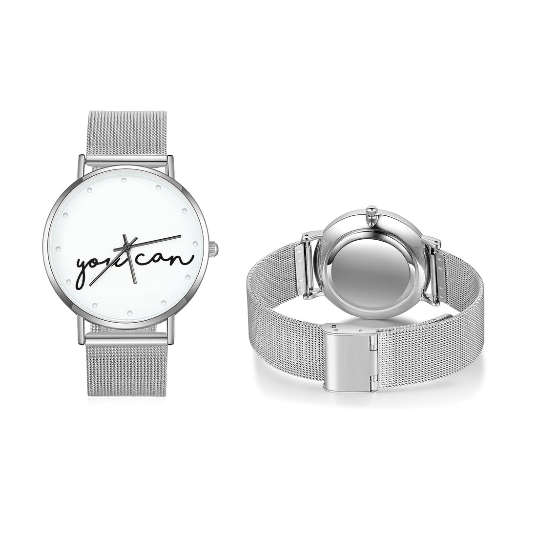 Reloj Para Mujer Con Foto Personalizado Correa Metálica